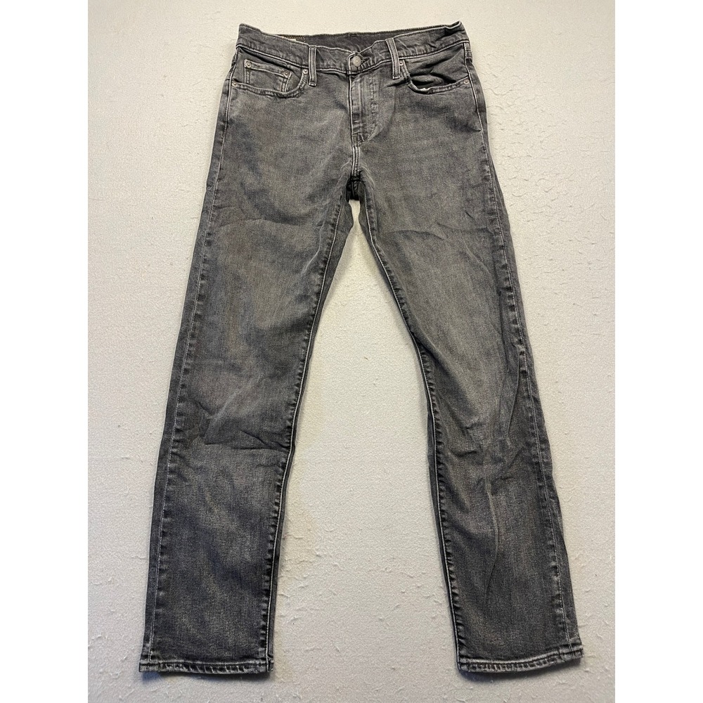 Levi's 502 Taper Jeans Denim Washed Black W30 L32 Mens